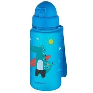 UZSPACE MATARA TRITAN SOFT TOUCH PİPETLİ 3024 400 ML AURORA BLUE-CROCODILE