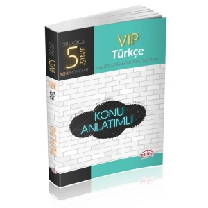 EDİTÖR 5. SINIF VİP TÜRKÇE  KONU ANLATIMLI
