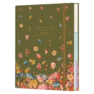 VICTORIAS JOURNALS 1737 SUMMER DAY FLORALS 17X23cm GİZLİ SPİRALLİ SERT KAPAK LASTİKLİ HAFTALIK PLANLAYICI