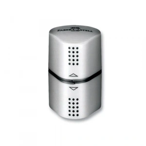 FABER CASTEL GRİP 2001 TRIO KALEMTRAŞ -GÜMÜŞ