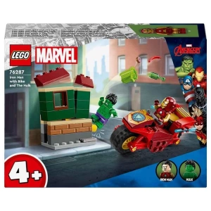 LEGO 76287 MARVEL MOTORSİKLETLİ IRON MAN VE HULK 68 PARÇA