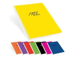 KESKİN FREE PP KAPAK SPİRALLİ DEFTER A4 40 YP.ÇİZGİLİ