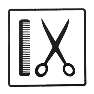 EKSTRAFİX 221 YÖNLENDİRME/UYARI LEVHASI 12x12cm BERBER-KUAFÖR