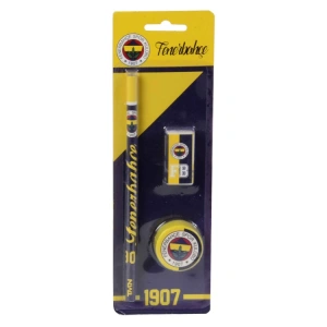 TMN FENERBAHÇE KALEM KALEMTRAŞ SİLGİ 3LÜ KIRTASİYE SETİ 474467