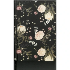 DEFFTER JUST 5 YILLIK ZAMANSIZ (TARİHSİZ) AJANDA 11.5 x16.5 SERT KAPAK ÇİZGİLİ DEFTER / BLACK GARDEN
