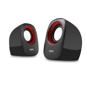 SNOPY SN-120 2.0 SİYAH/KIRMIZI  USB SPEAKER