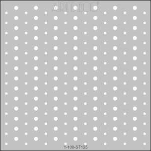 ARTDECO STENCİL 30X30CM NOKTALAR 125