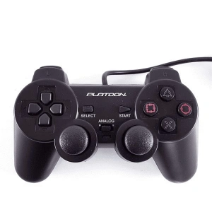 PLATOON PL-2596 USB DUAL SHOCK JOYSTICK - ANALOG GAMEPAD