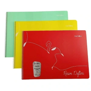 ÇINAR ORTA BOY SPİRALLİ (24x34cm.) 25 YP. RESİM DEFTERİ Ç33006