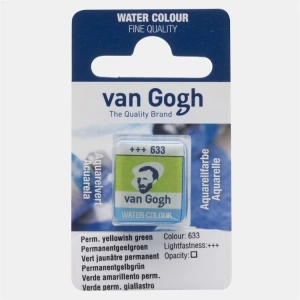VAN GOGH 20866331 TABLET SULU BOYA YEDEĞİ - PERMANENT YELLOWISH GREEN 633
