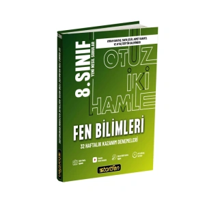 STARTFEN 8. SINIF FEN BİLİMLERİ 32 DENEME HAFTALIK KAZANIM DENEMELERİ