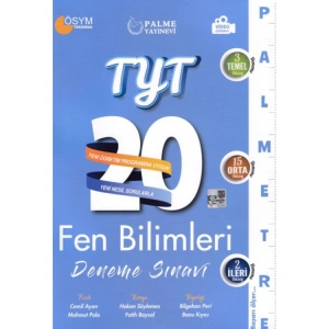 PALME TYT FEN BİLİMLERİ 20 DENEME SINAVI (PALMETRE SERİSİ)