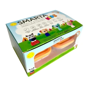SMARTA KIDS HAVAYLA KURUYAN MODELLEME HAMURU 4x70gr. OKUL SETİ