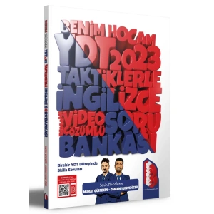BENİM HOCAM 2023 YDT TAKTİKLERLE İNGİLİZCE TAMAMI VİDEO ÇÖZÜMLÜ SORU BANKASI
