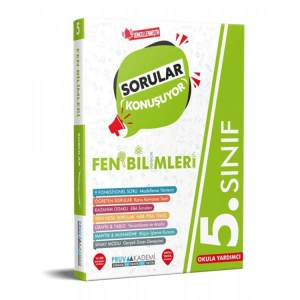 PRUVA 5. SINIF FEN BİLİMLERİ SORULAR KONUŞUYOR SORU BANKASI