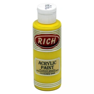 RİCH AKR-120-113 AKRİLİK BOYA 120 CC GÜNEŞ SARI