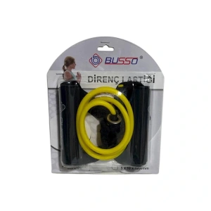 BUSSO DL10 TUTMAÇLI DİRENÇ EGZERSİZ LASTİĞİ (5X8X1200 mm) HAFİF - TEKLİ