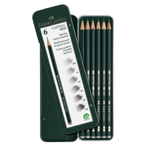 FABER CASTELL 119063 9000 DERECELİ KALEM 6LI SET
