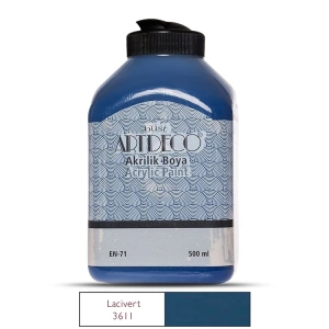 ARTDECO 070L-3611 AKRİLİK BOYA 500 ML. LACİVERT