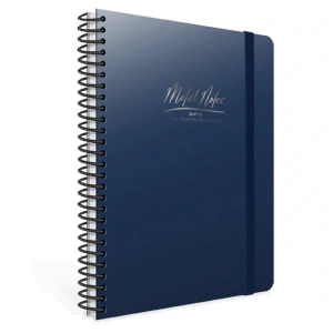 GIPTA METAL NOTES SPİRALLİ PP KAPAK A4 100YP. KARELİ DEFTER