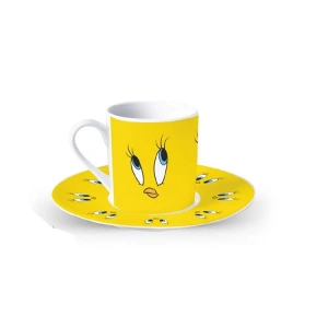 MABBELS TÜRK KAHVESİ FİNCAN SETİ TWEETY  (1 FİNCAN 1 TABAK) KUTULU