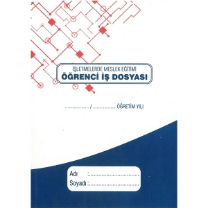 GÜLPAŞ 20X28 ÖĞRENCİ İŞ DOSYASI (STAJ DOSYASI) 96 YP