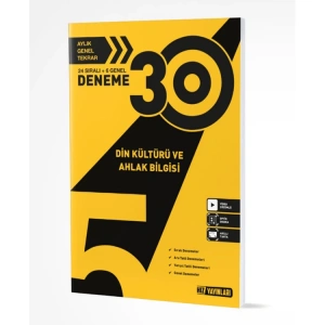HIZ 5. SINIF DİN KÜLTÜRÜ VE AHLAK BİLGİSİ 30LU DENEME