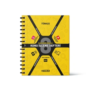 HIZ 8. SINIF TÜRKÇE KAZANIM ODAKLI KONU İŞLEME DEFTERİ