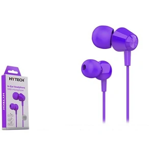 HYTECH HY-XK30 MOBİL TELEFON UYUMLU KULAK İÇİ MİKROFONLU KULAKLIK MOR