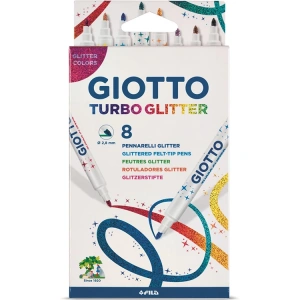 GIOTTO TURBO SİMLİ KEÇELİ KALEM 8Lİ