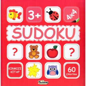 SUDOKU 4X4 KIRMIZI  KİTAP
