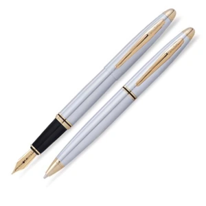 SCRIKSS 88 DOLMA & TÜKENMEZ KALEM TAKIM GOLD KROM