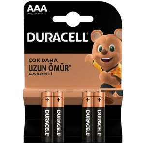 DURACELL AAA İNCE KALEM PİL 4LÜ KART -  LR03/MN2400