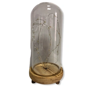 KEMBS HEDİYELİK FANUS IŞIKLI 9X20cm HD-FNS-9201