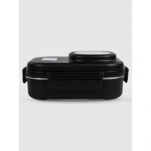 UZSPACE VGN-8021-8031 PASLANMAZ ÇELİK YEMEK KABI - LUNCH BOX 600 ML BLACK