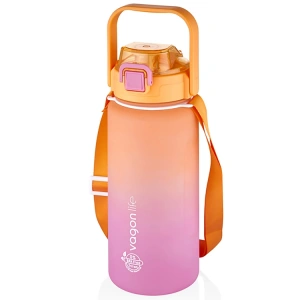 VAGONLİFE TRITAN PİPETLİ MATARA  VGN2213-T 1500 ML ORANGE-PINK