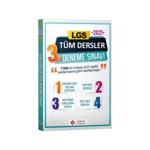 SONUÇ LGS  TÜM DERSLER 3LÜ DENEME SINAVI 2021-2022