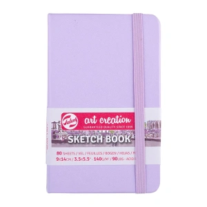 TALENS ART CREATION SKETCHBOOK 9X14 cm 140 gr. 80YP. ESKİZ DEFTERİ PASTEL LİLA - RT9314131M