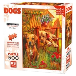 KS GAMES 20067 UP AND DOWN TIME 48x34cm YAPBOZ/PUZZLE 500 PARÇA