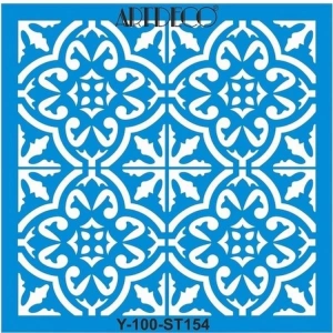 ARTDECO STENCİL 30X30CM ANTİK KARO 154