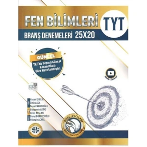BİLGİ SARMAL TYT FEN BİLİMLERİ 25x20 BRANŞ DENEMELERİ
