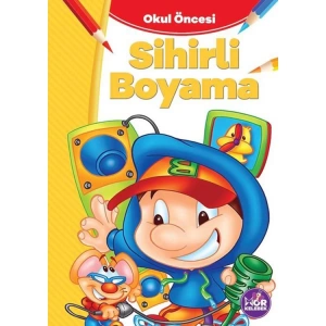 MOR KELEBEK - OKUL ÖNCESİ SİHİRLİ BOYAMA