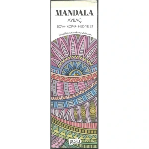 PUSLU YAY.  MANDALA AYRAÇ (BOYA-KOPAR HEDİYE ET ) - BAHAR