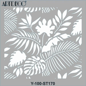 ARTDECO STENCİL 30X30CM TROPİKAL YAPRAKLAR 170