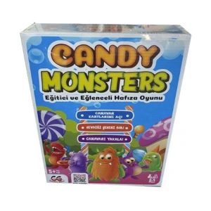 CREATIVE GAMES 01005 CANDY MONSTERS EĞİTİCİ VE EĞLENCELİ HAFIZA OYUNU