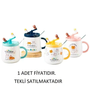 HUN SUNPİO 2-381 KAŞIKLI PORSELEN FRİENDSHİP KUPA- TEKLİ