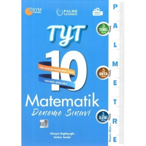 PALME TYT MATEMATİK PALMETRE SERİSİ 10 DENEME SINAVI