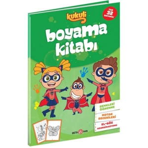 BETA KİDS -KUKULİ BOYAMA KİTABI