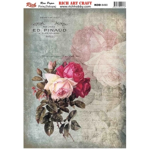 RİCH 8490 PİRİNÇ DEKOPAJ KAĞIDI