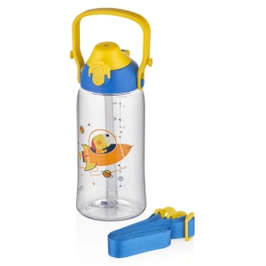 UZSPACE TRITAN PİPETLİ  MATARA 2202 680 ML GALACTIC BLUE